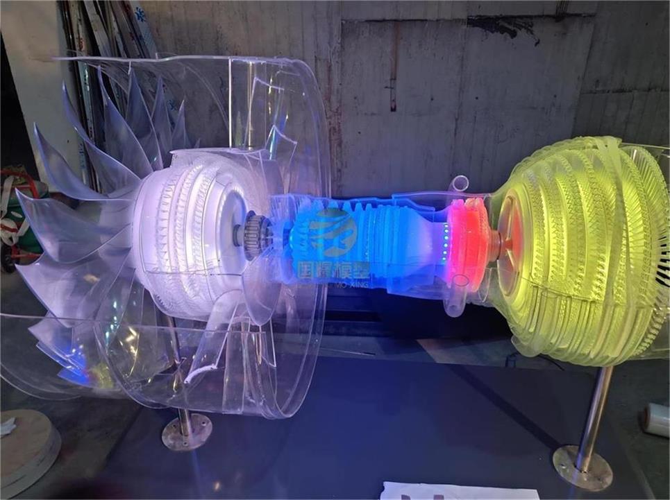 北屯市飞机发动机模型